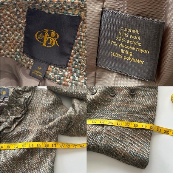 Outback Red Chic Academia Wool Blend Blazer size Medium. - Picture 8 of 8